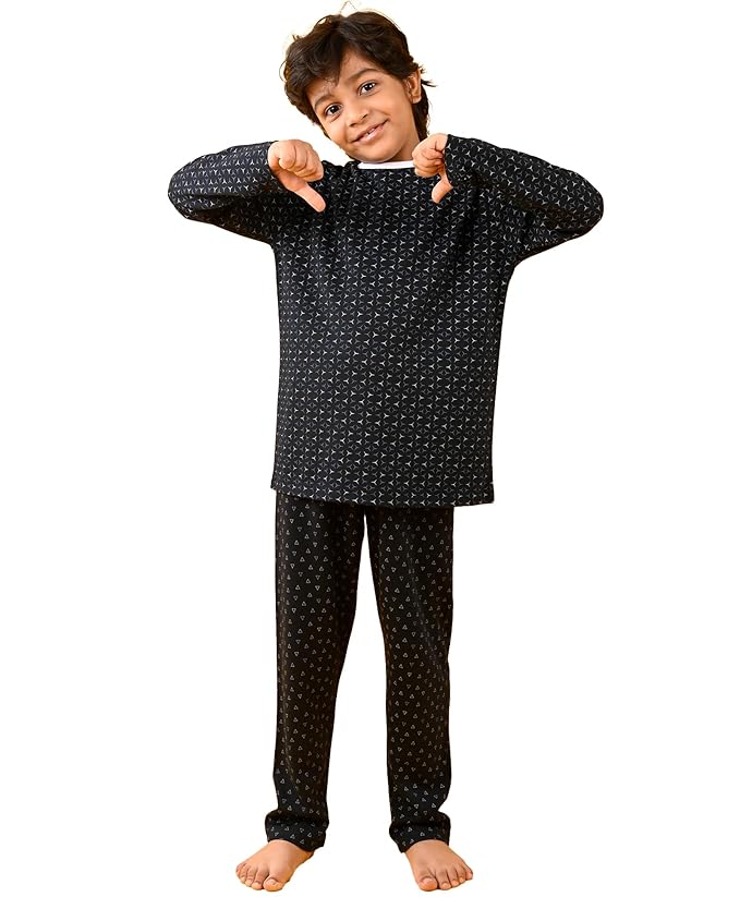 Pyjama Set for Girls | Sleepwear Night Suit, Night Wear | Long Sleeves T-Shirt & Pyjama Set | Pyjama Set for Girls | Regular Wear | 0-14 Year