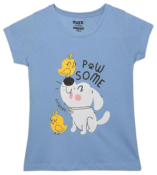Girl's Regular Fit T-Shirt
