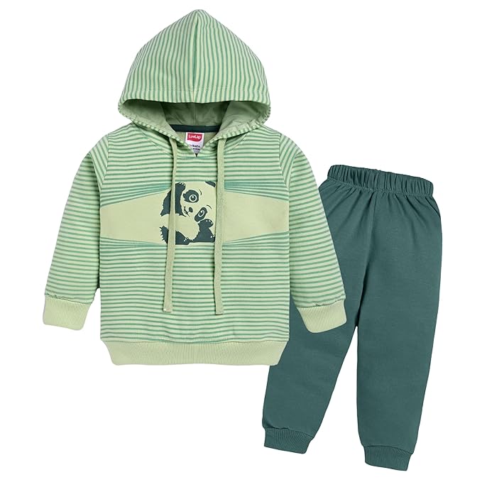 Baby-Girls Baby and Toddler Hooded Sweatshirt Set